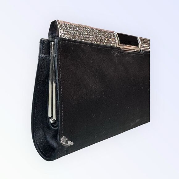 Judith Leiber Jeweled Satin Clutch - Picture 6 of 11